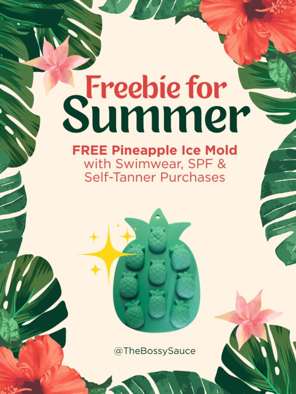 🍍 Bundle Bonus: Pineapple Ice Mold FREE w/ Purchase 🍍